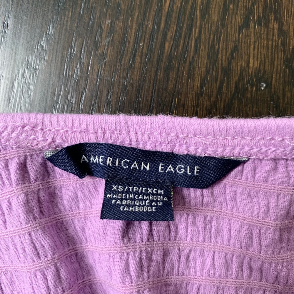 American Eagle Purple Tube Top - Picture 3 of 3